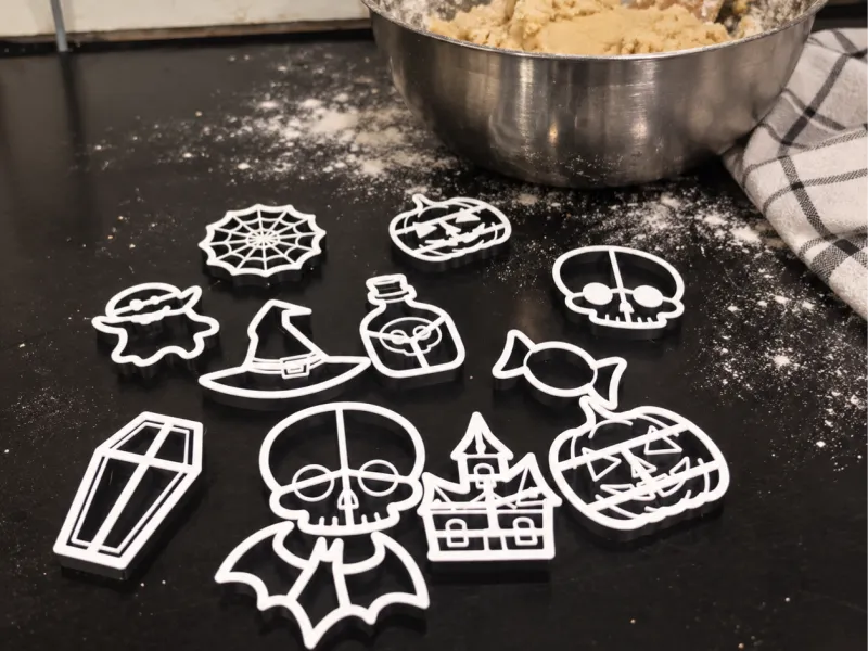 Gruselige Halloween-Kekse