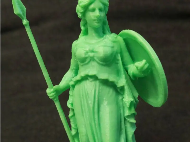 Athena Goddess of Wisdom, Strategy and War Armored figurine