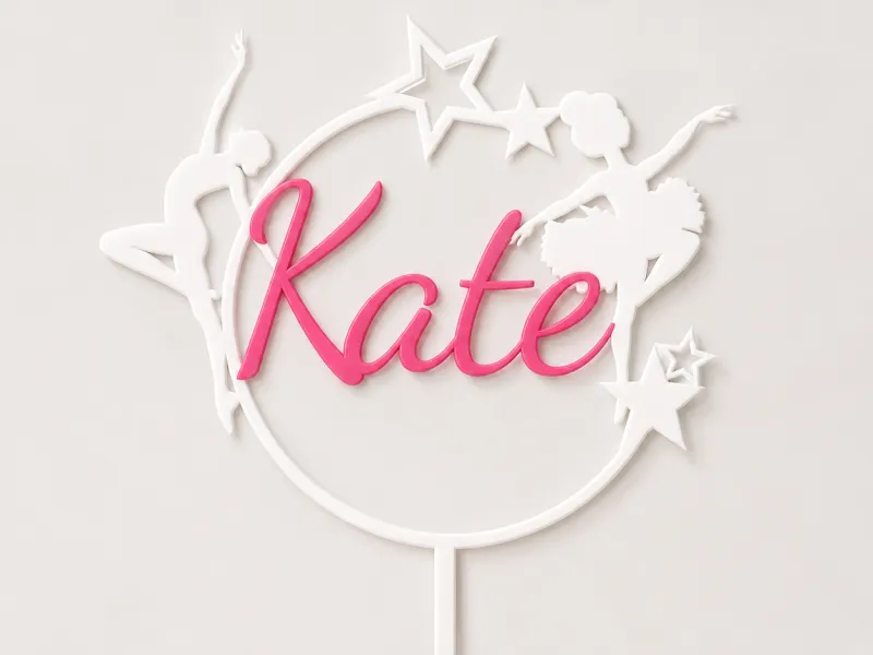 Kate's ballerina cake topper