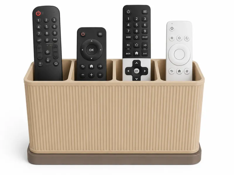 4-Slot_Remote_Control_Organizer