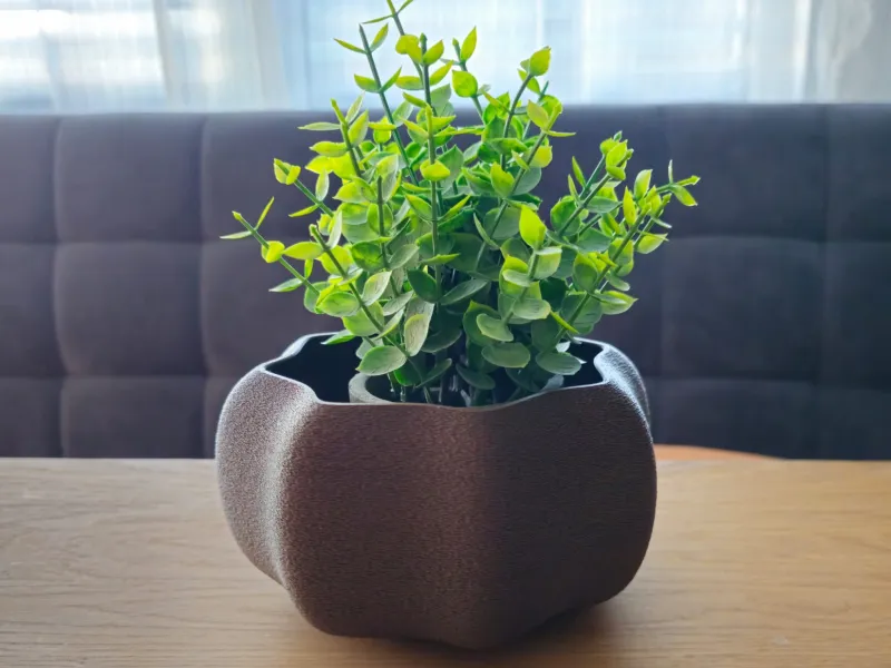 Pumpkin Flower Pot – Fuzzy Skin