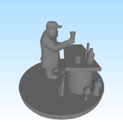 Survival post apocalyptic village the barman