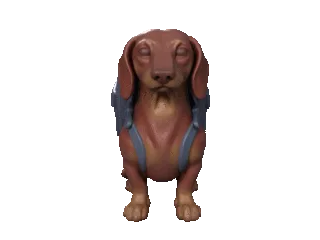 Dachshund pencil holder