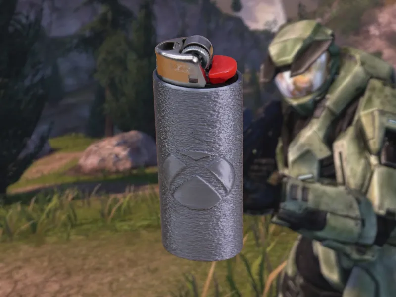 Xbox-Griff-Klick-Bic-Feuerzeug-Hülle