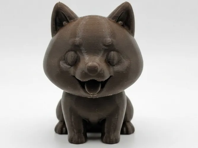 かわいい柴犬3Dプリント – 愛らしい犬のフィギュア