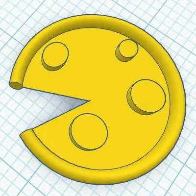 Tiny Pizza For Dollhouse/Prop