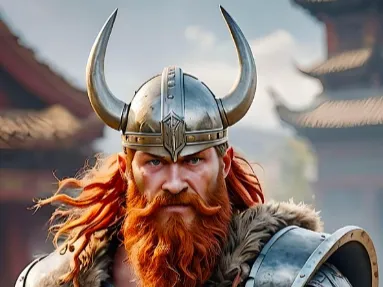 Stylized Viking Warrior