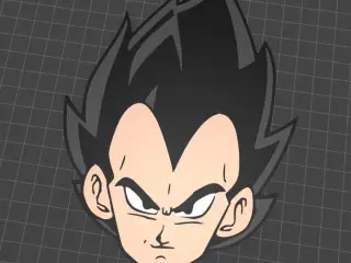 Vegeta Chibi Keychain
