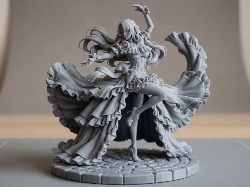 Fani die Tänzerin Modell Anime-Figur Mädchen