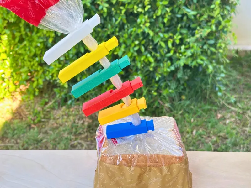 Pince à pression / Pince de fermeture pour sacs alimentaires V2