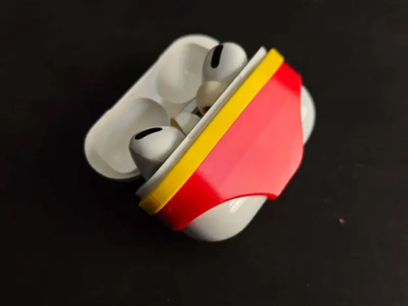 Funda para auriculares AirPods Pro de ropa interior roja