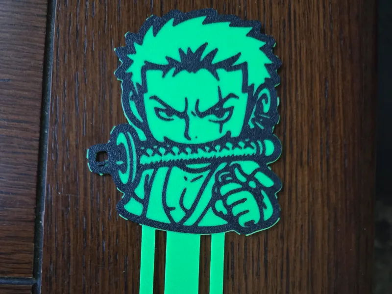 One Piece Zoro Bookmark