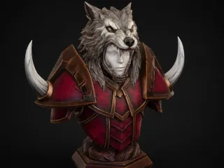 The Beast Master Bust