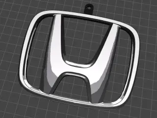 Honda Logo Keychain – 4 Color / Single Color Option