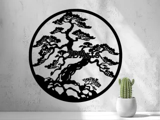 Bonsai 2D Wall Art