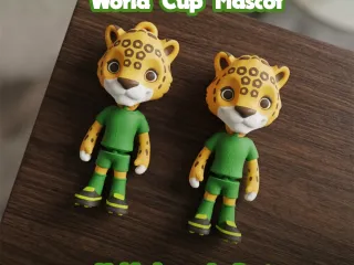 Zayu Chibi Flexi - World Cup 2026 Mascot - Multicolor