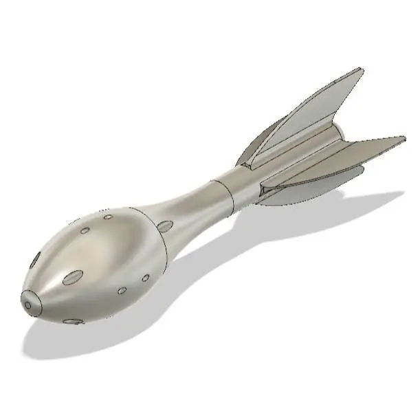 Rocket throw toy