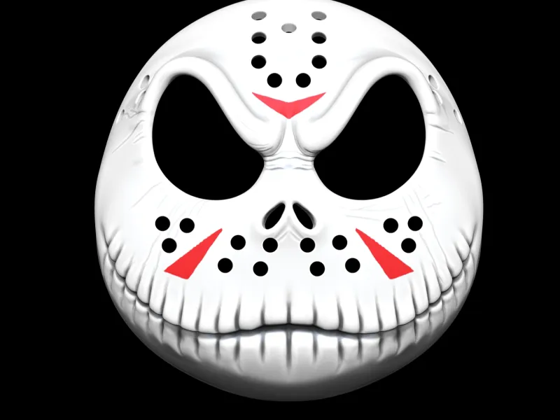 Jack Skellington jason mask