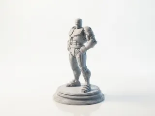 Buff Robocop Figurine Sci-Fi Collectible 3D Printable