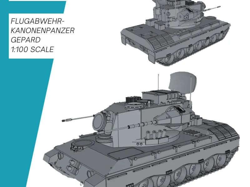 Flugabwehrkanonenpanzer Gepard Bundeswehr
