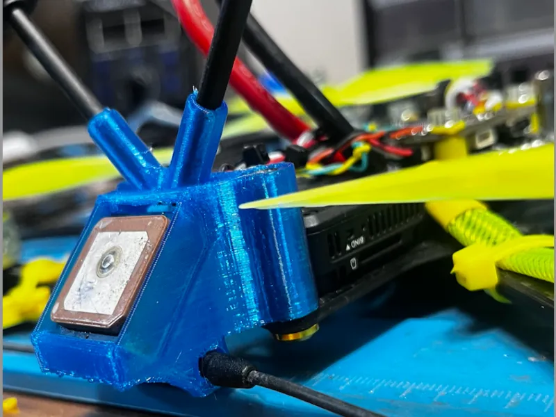 support for dji o4 antennas and gps