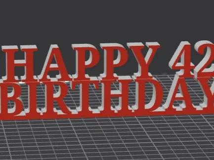 Happy Birthday 42