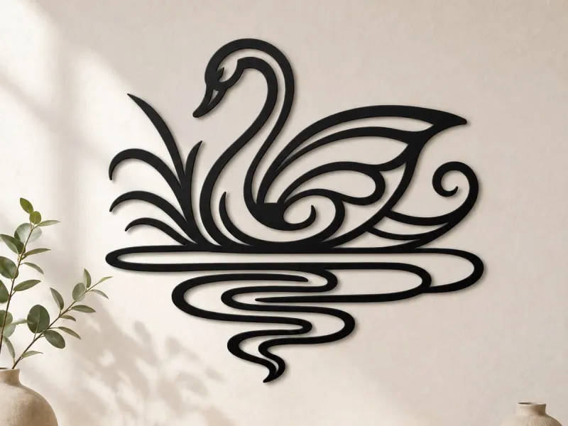 Wallart - Swan 001