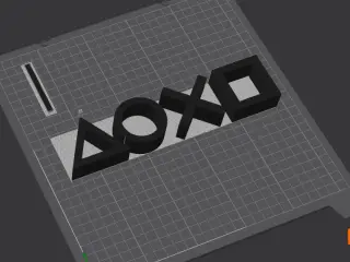 PlayStation PS5 symbols decoration