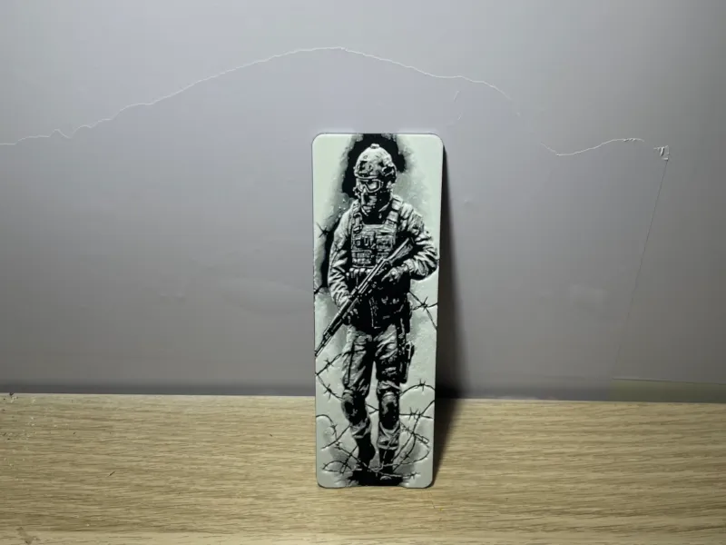 marcapaginas soldado