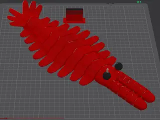 Print in place Anomalocaris