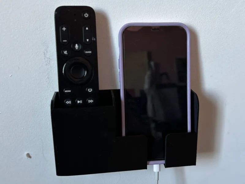 Smartphone and remote control holder