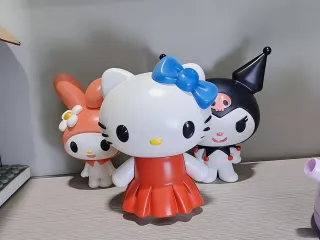 三丽鸥之Kitty猫（站立姿势）单色打印组装版
