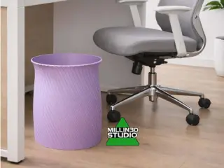 Decorative Waste Basket/Trash Can