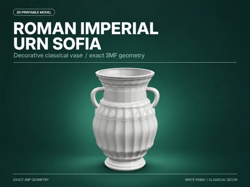 Roman Imperial Urn – Sofia | Classical Decorative Vase