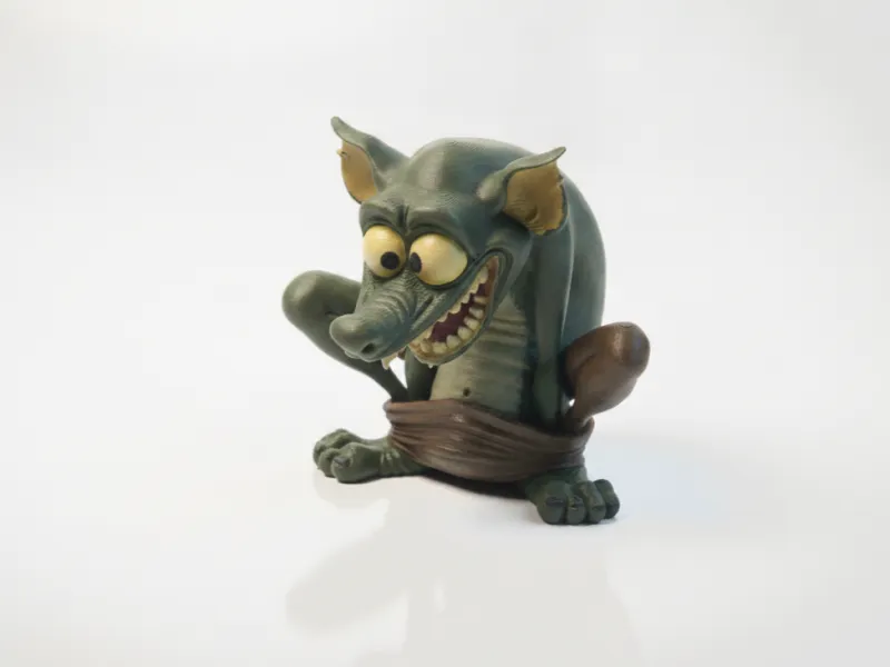 Grappig Hyenabeeldje Dier 3D Printbaar