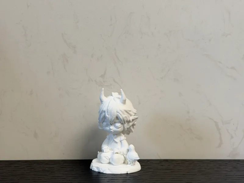 Enfant et oiseau