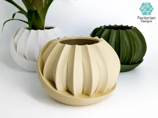 Plant Pot With Hidden Box | Planter Model "HiddenLotus"