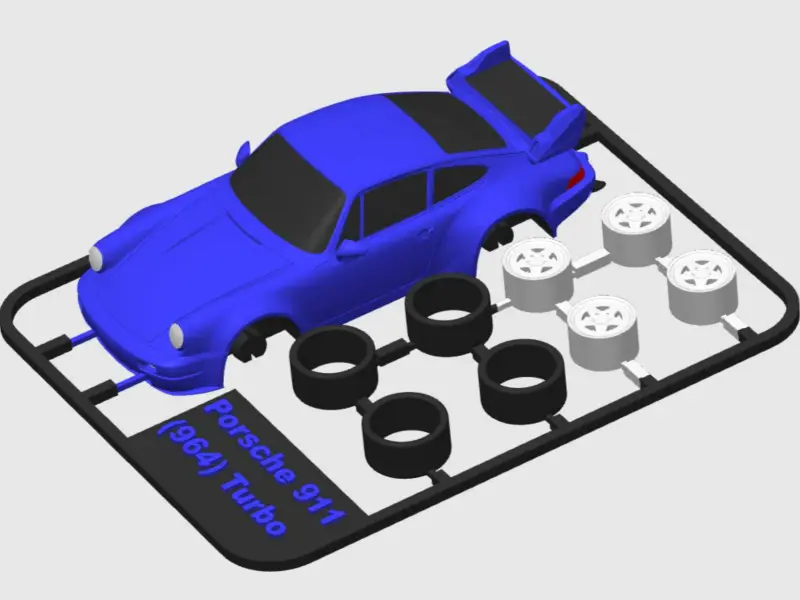RWB Porsche 911 (964) Turbo kit card