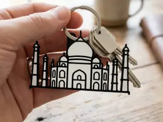 LLavero de Maravillas en el Mundo - Taj Mahal