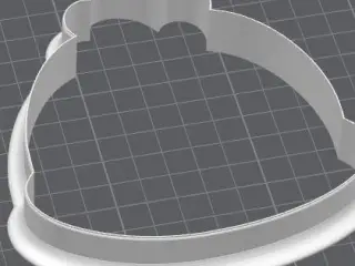 Turkey Face cookie cutter