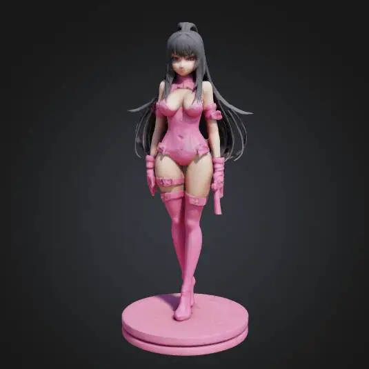 Anime Chess Set part : She-PAWN 2 high detail = hard print
