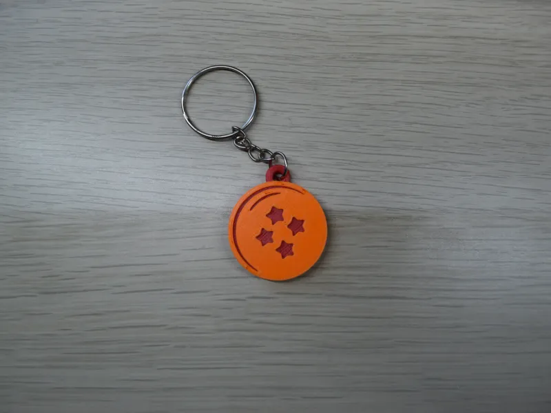 4 star Dragonball keychain version 2