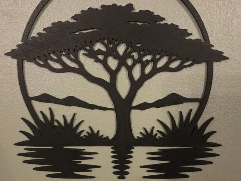Décoration murale - Arbre savane