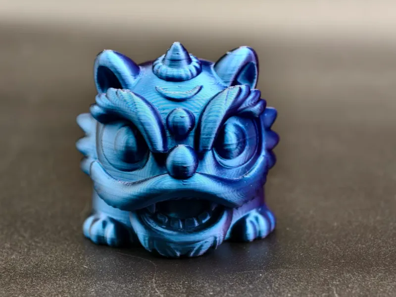 Lion dansant style chibi