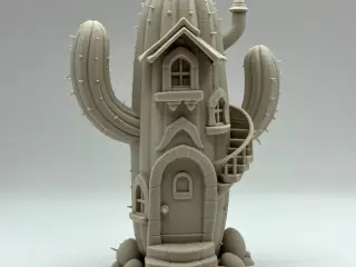 Cacti Fairy House