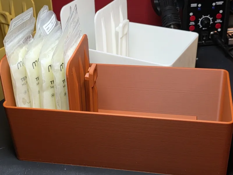 Verstellbarer Muttermilch-Gefrierorganizer – Standard & Groß