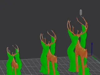 Christmas Decor Reindeer Set