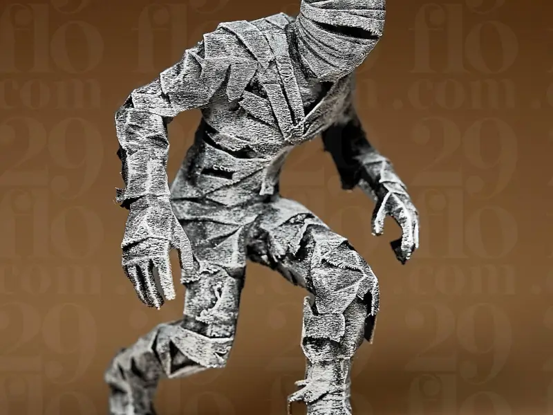 Mummy Geometric Figurine