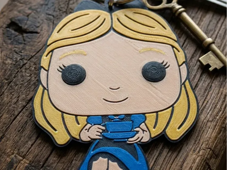 Chaveiro Alice no País das Maravilhas