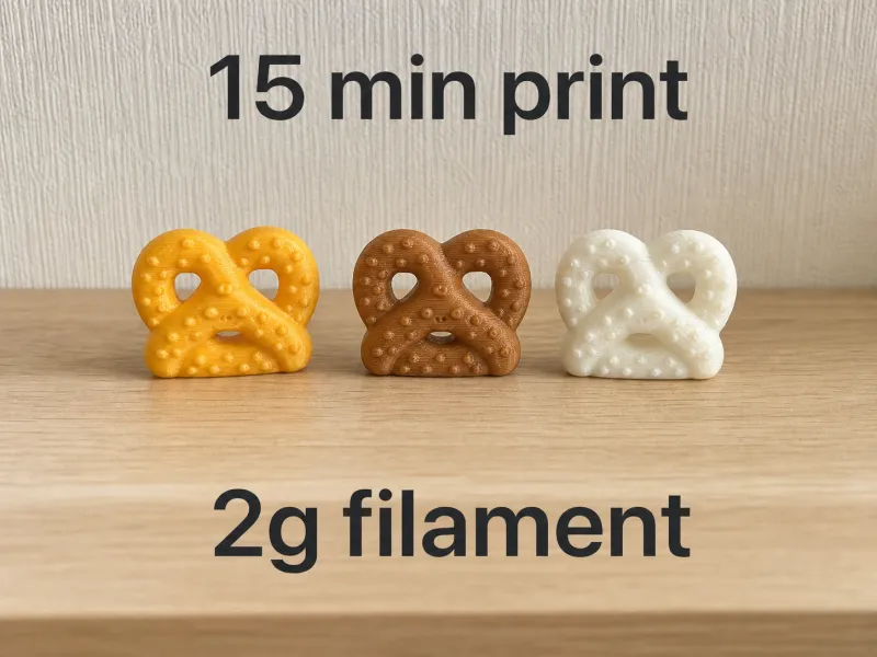 Cute Pretzel Buddy | Quick & Easy Mini Print